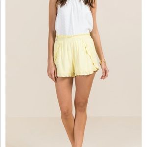 Zinnia Smocked Fly Gingham Shorts